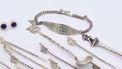 Group Lot of Vintage 925 Sterling Silver Miscellaneous