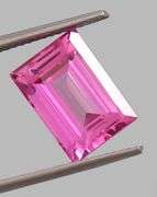 MATCHING PAIR OF 2x HUGE 20.0 CTW NATURAL PINK SAPPHIRE EMERALD CUT LOOSE GEMSTONES- 20.00 CARATS TOTAL!