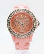 Fancy Pink Geneva & Gemstone Watch