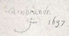 Rembrandt, original rare edition gravure