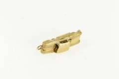 14K Yellow Gold 3D 1950's Car Sedan Vintage Travel Charm/Pendant