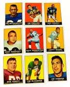 9 Topps 1961 Football Cards