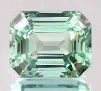 7.50 CARAT GREEN SAPPHIRE RADIANT CUT LOOSE GEMSTONE