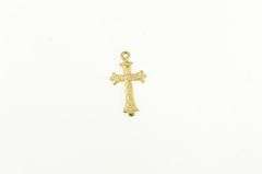 14K Yellow Gold Christian Faith Vintage Jesus Christ Charm/Pendant