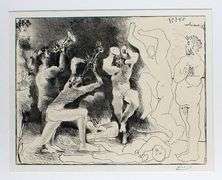 Extremely rare Picasso signed in the plate original etching