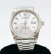 Men's Stainless Steel Classic Diver Watch w/ Day Date