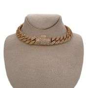 16.65 Carats! Pave Diamond Miami Cuban Chain Necklace