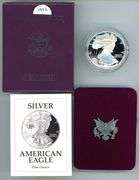 1992 Proof Silver Eagle with Box/CoA