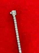 CERTIFIED BRAND NEW 14K WHITE GOLD LADIES DIAMOND TENNIS BRACELET . 3.00 CARATS