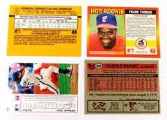 4 Baseball Greats Rookie Baseball Cards