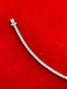 CERTIFIED BRAND NEW 14K WHITE GOLD AND DIAMOND TENNIS BRACELET
