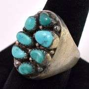 Turquoise Ring In Sterling Silver