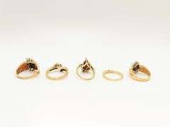 8 Stunning 10k/14k Diamond Solid Gold Rings!