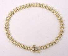 Admirable Approx. 1.5CTW Diamond Tennis Bracelet in Yellow Gold