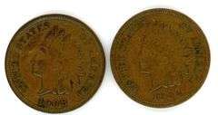 Nicer 1908 & 1909 Indian Head Cents