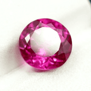 GORGEOUS CERTIFIED 6.30 CARAT NATURAL PINK SAPPHIRE ROUND CUT LOOSE GEMSTONE- AAA+
