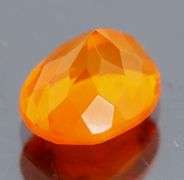 Vibrant top color 2.36ct bright orange Fire Opal