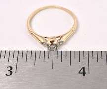 Simply Beautiful Diamond Ring In 14K Yellow Gold