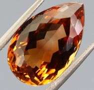 Stunning 8.76ct pear cut Imperial Topaz