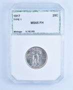 MS65 FH 1917 Standing Liberty Quarter - Type 1 - Graded PCI