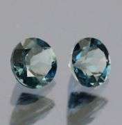 Stunning London blue 1.18ct Brazilian Topaz pair