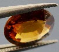 Top luster 2.06ct natural Imperial Zircon