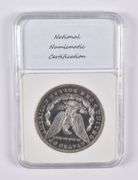 PR65 CAM 1884 Morgan Silver Dollar NNC Box