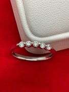 14K WHITE GOLD AND DIAMOND BAND