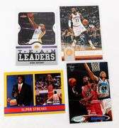4 Basketball Cards, All Greats