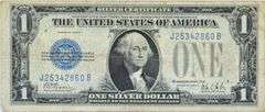 Series 1928 B Funnyback Silver Certificate