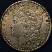 1886 Morgan Silver Dollar