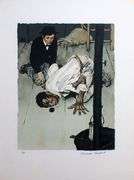 Extremely rare and collectable hand signed Norman Rockwell