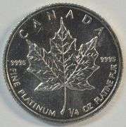 1988 BU Pure .9995 $10 Canada Platinum $10 Maple Leaf coin