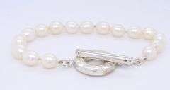 Tiffany & Co Fresh Water Pearl Toggle Bracelet
