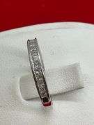 14K BRAND NEW WHITE GOLD AND DIAMOND