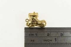 14K Yellow Gold 3D Old Lady Shoe Mother Goose Charm/Pendant