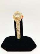 Ladies Geneva & Gemstone Watch, 18kt Yellow Gold Plated
