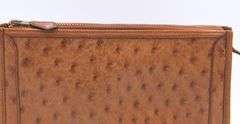 Vintage Hermes Ostrich Handbag with Strap