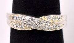 CZ Ring In Sterling Silver