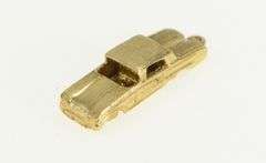 14K Yellow Gold 3D 1950's Car Sedan Vintage Travel Charm/Pendant