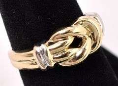 Admirable Knot Ring In 14K Yellow Gold