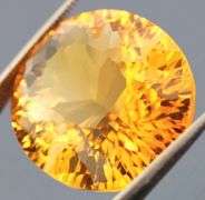 Big 25.34ct natural golden yellow Citrine