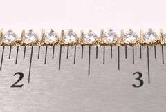 Vermeil CZ Tennis Bracelet In Sterling Silver
