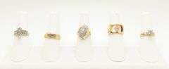 5 Beautiful Solid Gold Rings!