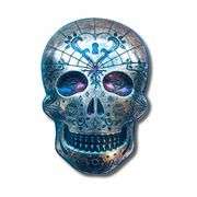 10 oz .999 Fine Silver Sugar Skull