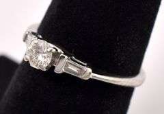 Admirable Diamond Ring in 14K White Gold