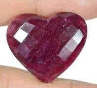 HUGE 30.00 CARAT NATURAL RUBY HEART CUT LOOSE GEMSTONE