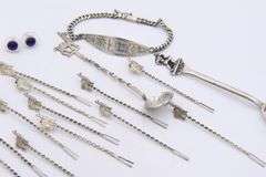 Group Lot of Vintage 925 Sterling Silver Miscellaneous
