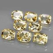 Ravishing 11.91ct top golden eye clean Citrine set