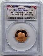 2009-S PCGS PR69 RD DCAM Lincoln Penny Early Childhood 1C US Coin